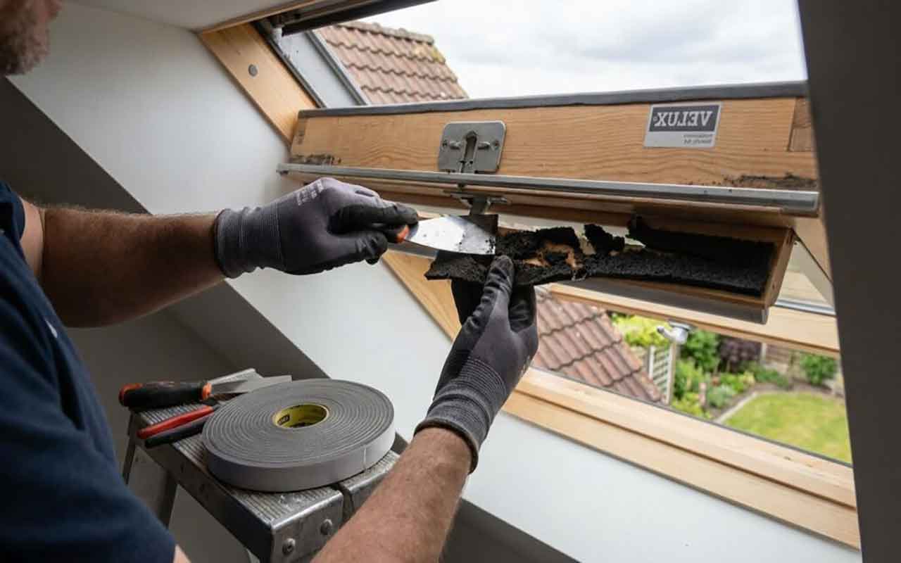 Clapet ventilation velux toujours ouvert