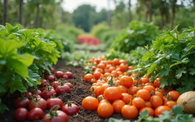 Potager avec légumineuses, brassicacées et cucurbitacées après des pommes de terre