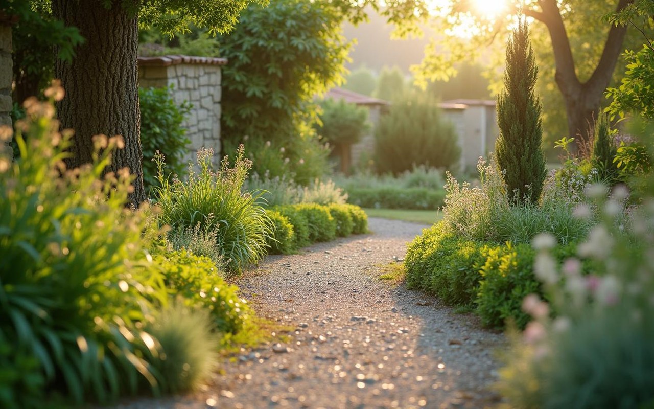 Illustration réaliste sur aménagement jardin périgord